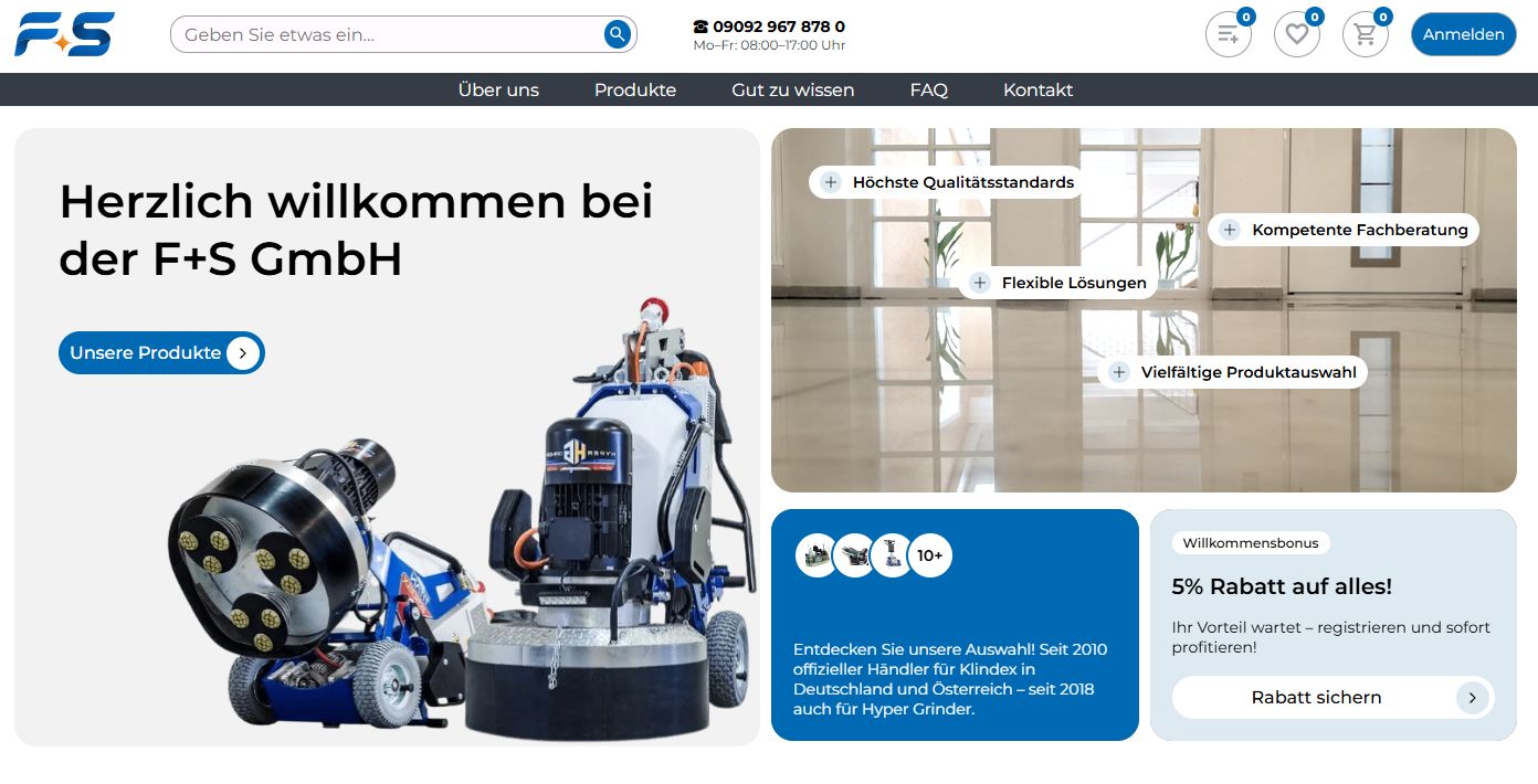 F+S GmbH Startseite